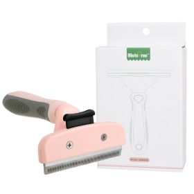Cat Dog Pet Hair Trimmer Pet Shaving Razor Pet Comb (Option: Pink)